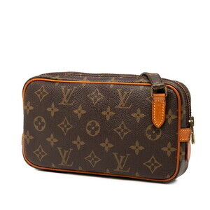 Louis Vuitton Bandouliere Brown Shoulder Marly Monogram Bag Pochette